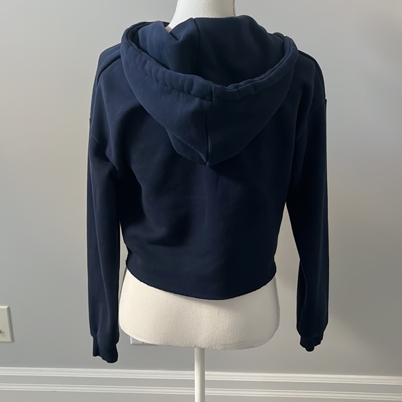 5/30 💥 Scott Elis cropped quarter zip navy blue hoodie (small) - Picture 3 of 3